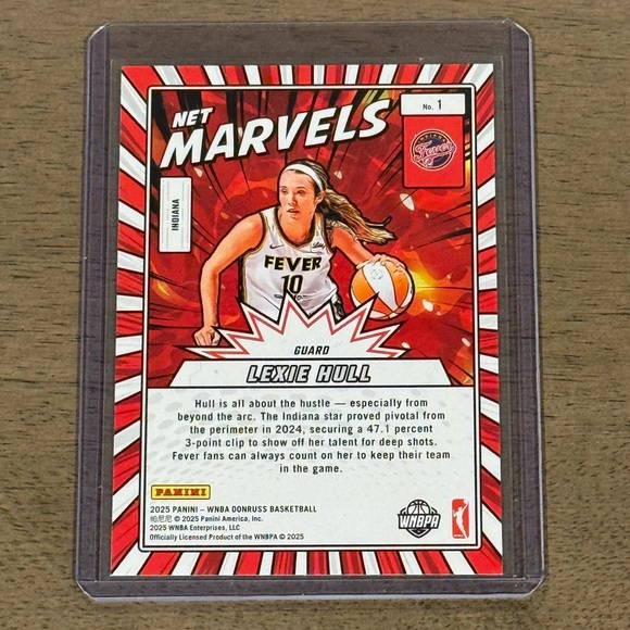 Lexie Hull - 2025 Panini Donruss WNBA Net Marvels Diamond #1 - Picture 2 of 2